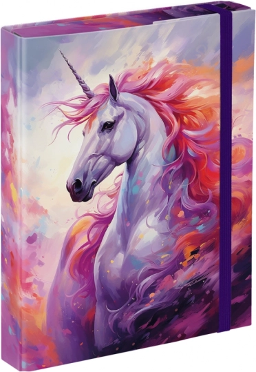 Baagl папка за училищни тетрадки A5 Еднорог Кралство