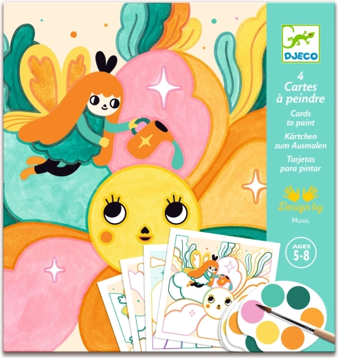 Djeco painting with palette Magic Garden - 1 piece
