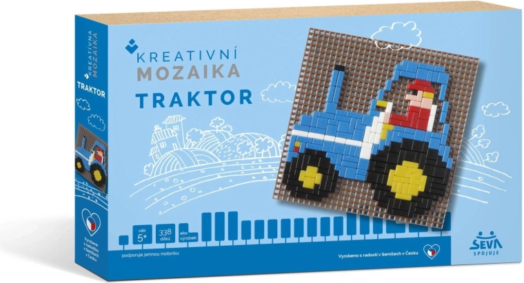 Креативна мозайка Трактор (338 части)