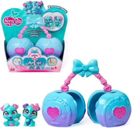 Magic Box Cherry Pets Puppy Twins House