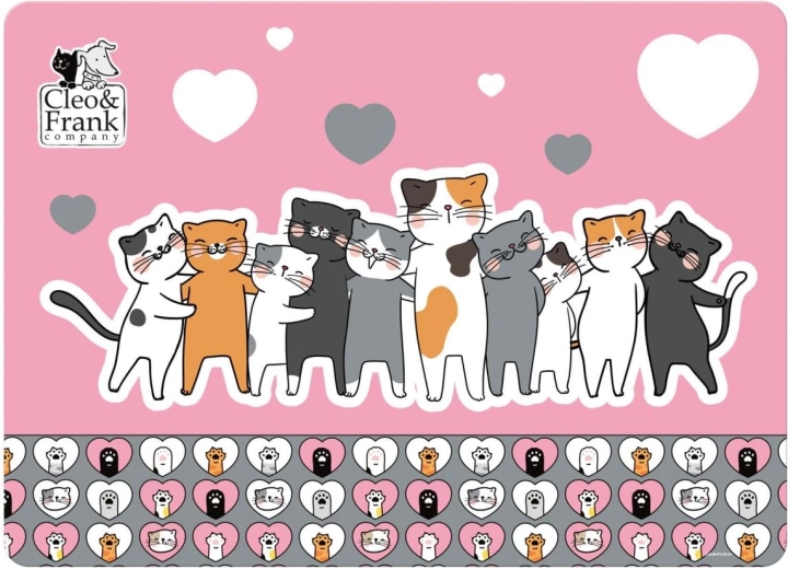 Cleo and Frank desk mat – kittens