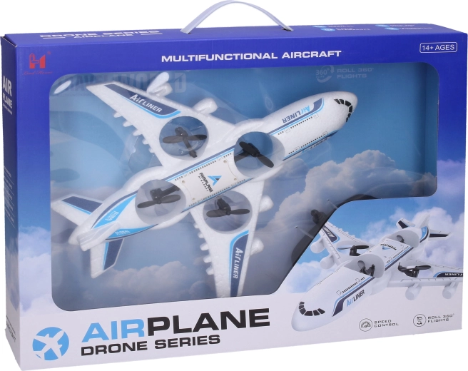 RC дрон самолет с дистанционно управление 2,4 GHz 31 × 28 × 6 cm - 1 брой