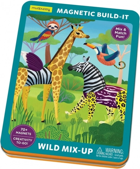 Mudpuppy Magnetic Wild Animals Set