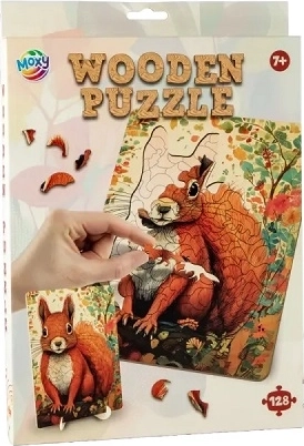 CCG Wooden Squirrel Puzzle (128 Pieces)