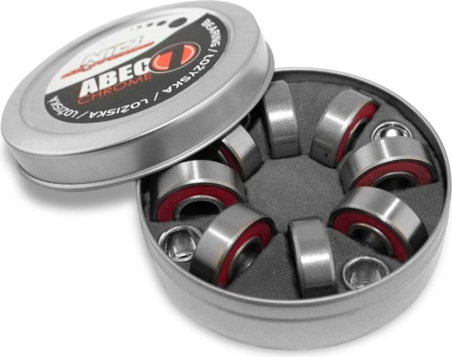 ABEC 7 RS Chrome Bearings NILS Extreme (8 pcs)