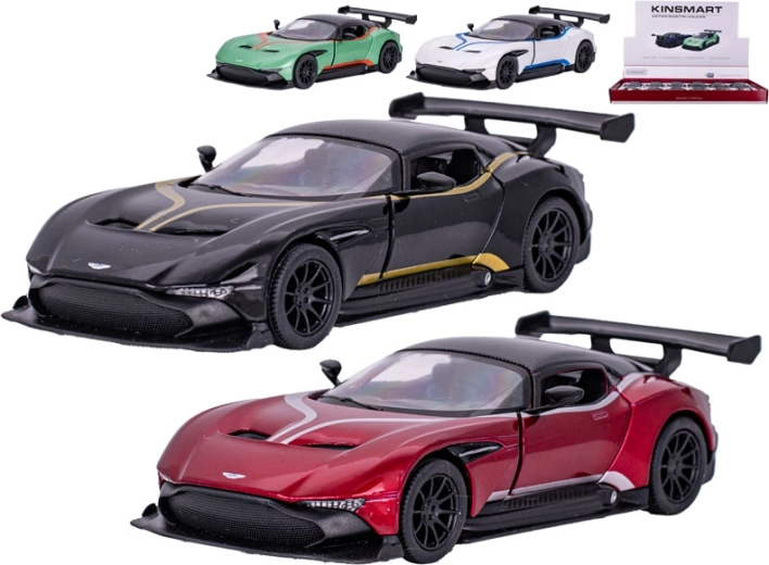Метален модел на автомобил Aston Martin Vulcan 1:38 със задвижване назад (pull-back) Kinsmart