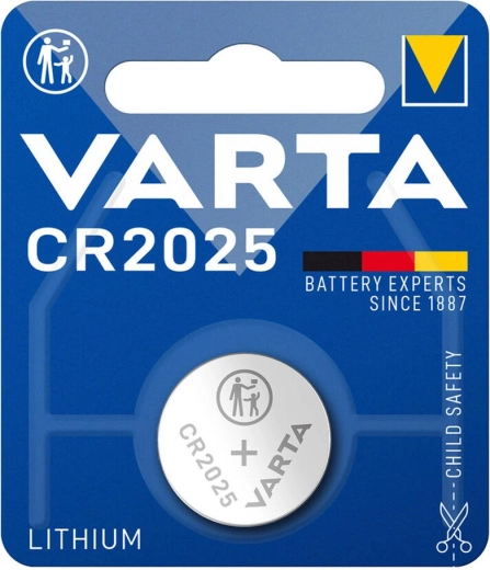 Литиева бутонна батерия CR2025 Varta