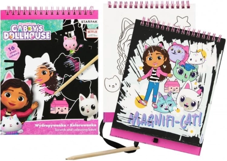 Scratch art book Gabby's Dollhouse - 1 piece