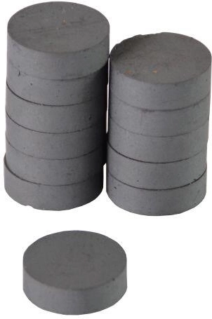 Magnets 16 mm black, set of 12 pcs