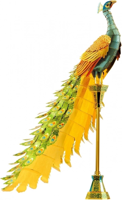 Metal 3D Peacock Model – METAL EARTH ICONX