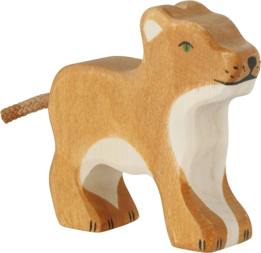 Holztiger лъв малък, стоящ - 1 брой