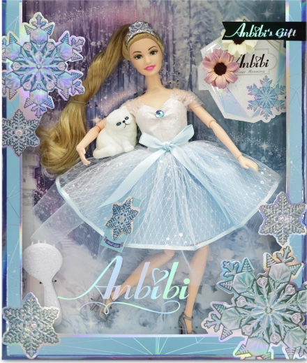 Anbibi цветна кукла Лучинка 28 см