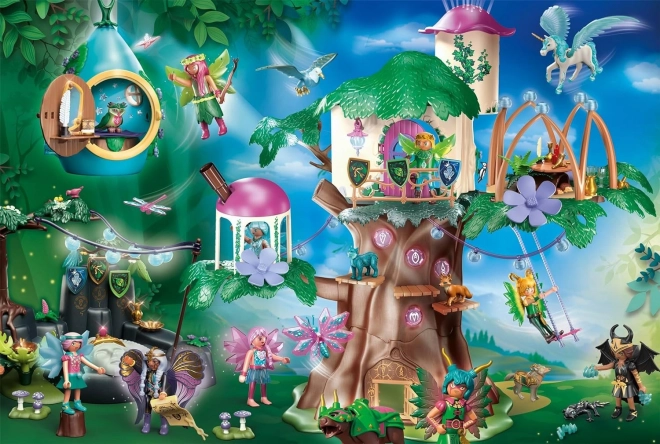Пъзел Schmidt Playmobil Ayuma: магическа гора на феи 100 части