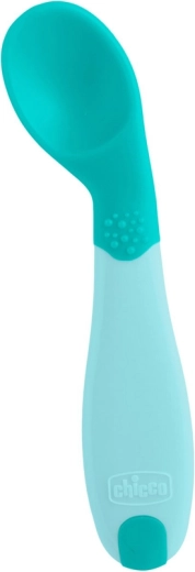 Chicco Първа лъжичка синя 8м+