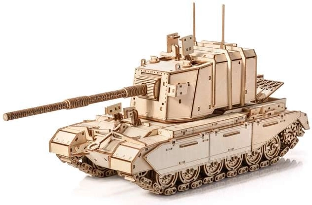 Little Story дървен 3D модел за сглобяване World of Tanks FV4005