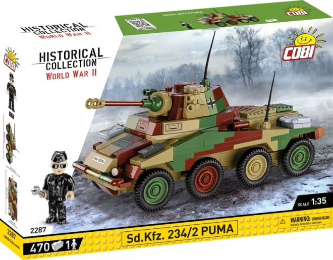 Конструктор на брониран автомобил Sd.Kfz. 234/2 Puma 1:35 (COBI)