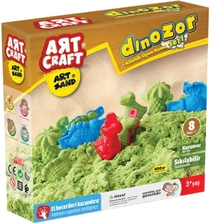 Art Craft кинетичен пясък динозаври 500 г