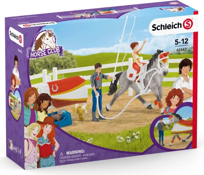Миа и комплект за волтиж – тренировъчен комплект за езда SCHLEICH Horse Club