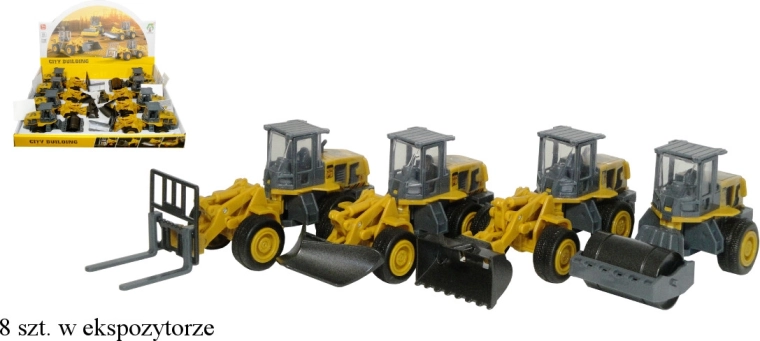 Metal construction vehicle – excavator