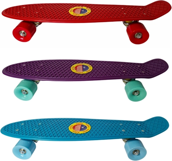 Plastic penny board
