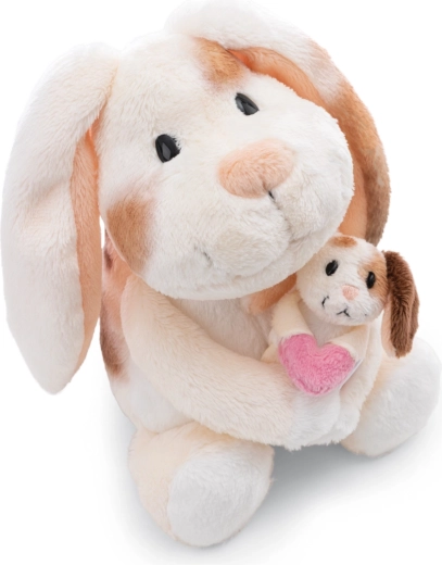 Плюшено зайче NICI с бебе little & me 20 см