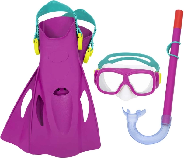 BESTWAY Snorkeling Set – mask, snorkel and fins (size 37–41)