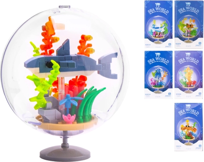 6-in-1 Sea Animals Building Set for Kids Ages 6+