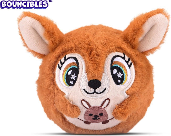 Plush Jumping Kangaroo Jumpi Bouncibles, 8 cm