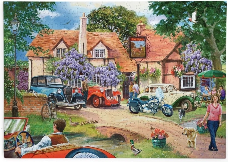 House of Puzzles Country Pub Jigsaw Puzzle, 250 Large Pieces