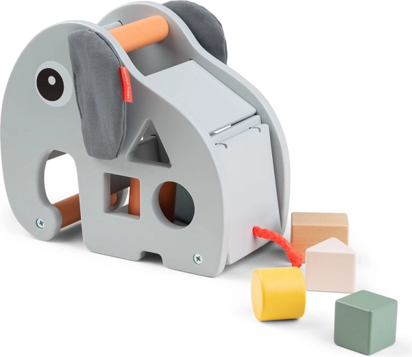Done by Deer Elphee Shape Sorter Box, Grey