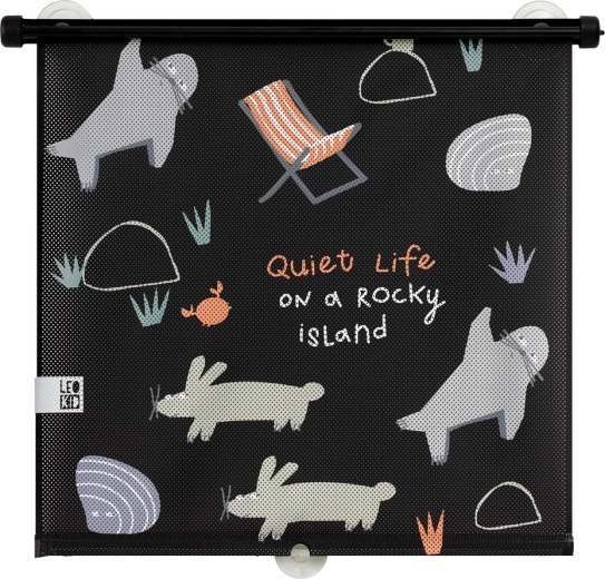 Leokid слънцезащитен сенник за кола Rocky Island