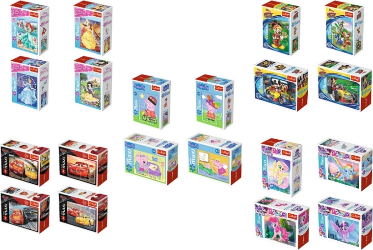 Пъзел Mini Maxi – цветни пъзели за най-малките, 20 части