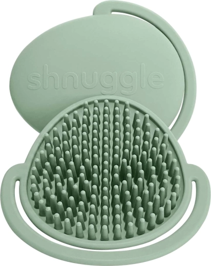 Shnuggle baby silicone scalp brush eucalyptus