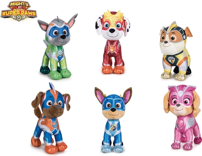 Плюшена играчка PAW PATROL Super Mighty Pups 19 см