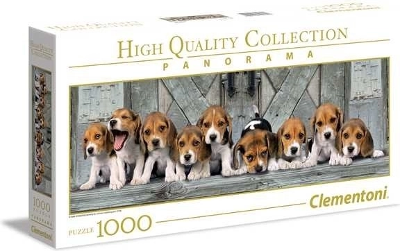 Puzzle Panorama 1000 Pieces Beagle Clementoni