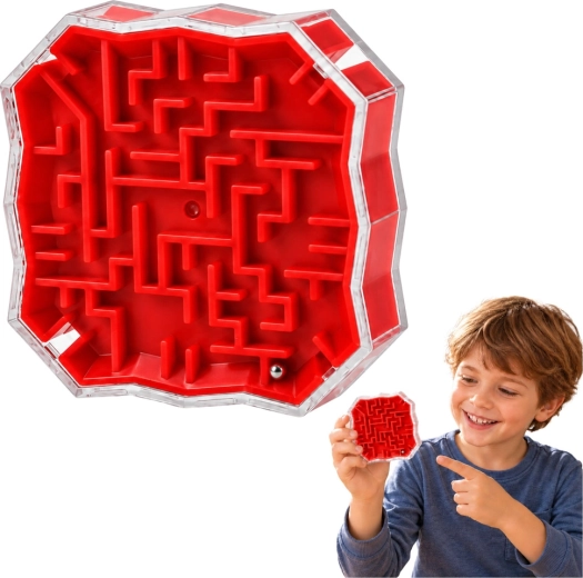 Logical Game Labyrinth with Ball Red