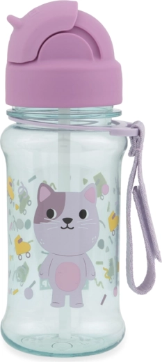Skip Hop straw bottle Besties Squad kitty 355 ml