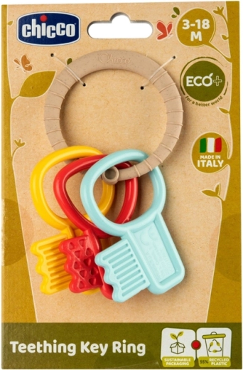 Chicco гризалка Ключове Eco+ за бебета 3м+