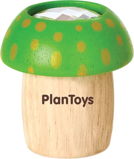 PlanToys mushroom kaleidoscope green