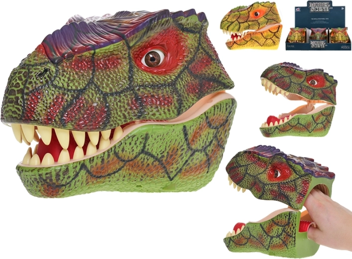 Dinosaur hand puppet for kids 21 × 14 cm