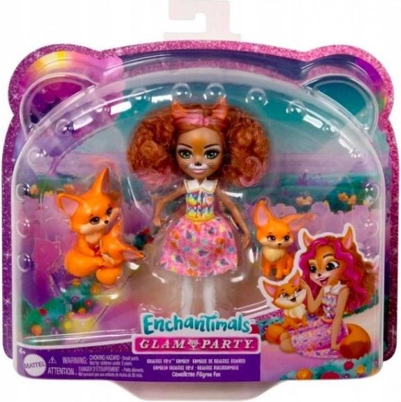 Enchantimals Filigree Fox с лисиче семейство