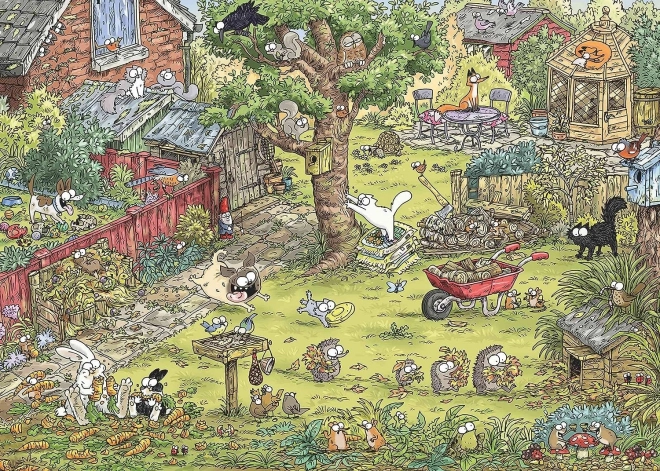 HEYE Puzzle Simon’s Cat: Adventures in the Garden 1000 Pieces