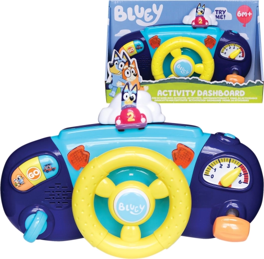 Bluey Interactive Steering Wheel with Lights and Sounds