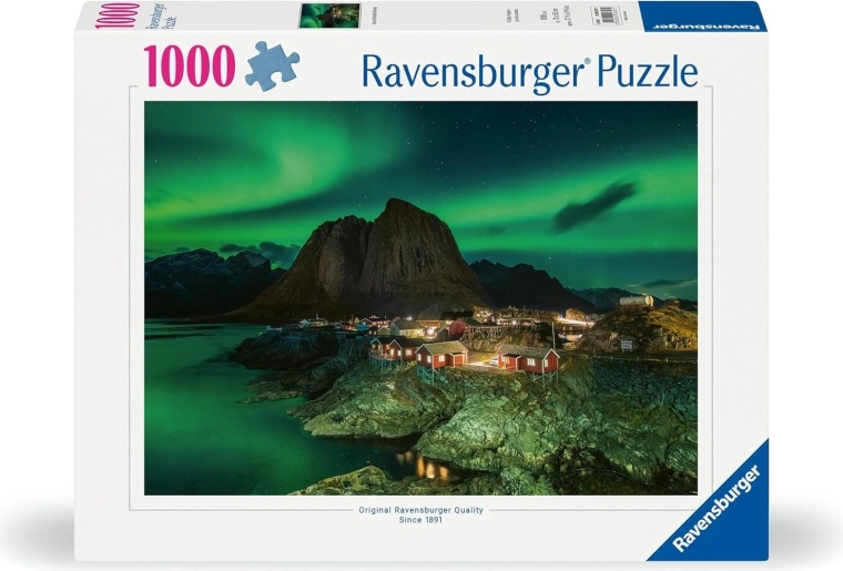 Ravensburger puzzle Northern Lights over Hamnøy 1000 pieces