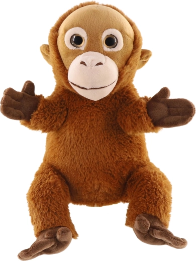Orangutan hand puppet 23 cm