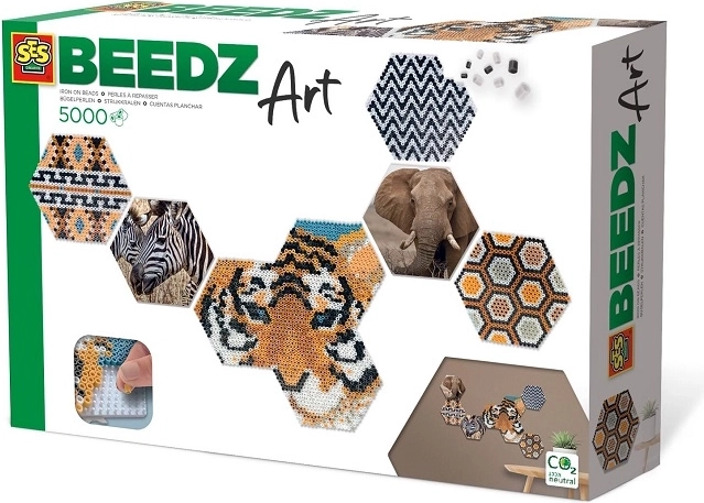 SES Creative Beedz Art Safari Iron-On Beads 5,000 pcs
