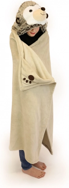 Затоплящо одеяло с качулка таралеж Cozy Noxxiez