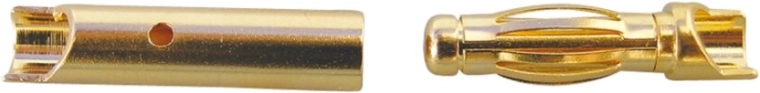 Позлатени конектори 4 mm, 1 чифт