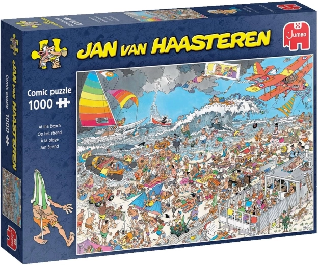 JUMBO пъзел Jan van Haasteren На плажа, 1500 части