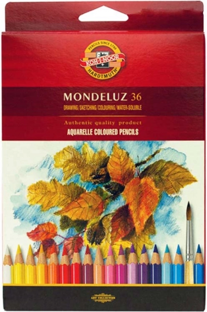 Акварелни моливи KOH-I-NOOR MONDELUZ 36 бр.